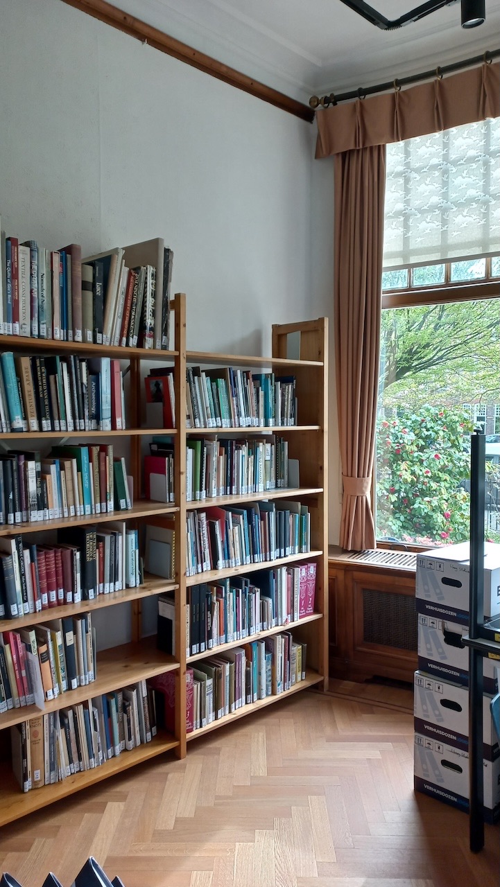 The library takes shape.