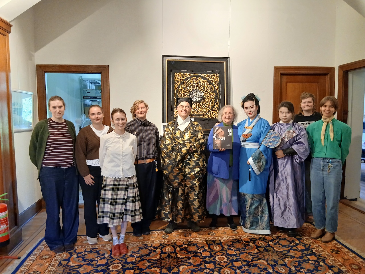 Our guests in Hanfu clothing at the TRC, 5 October 2026.
