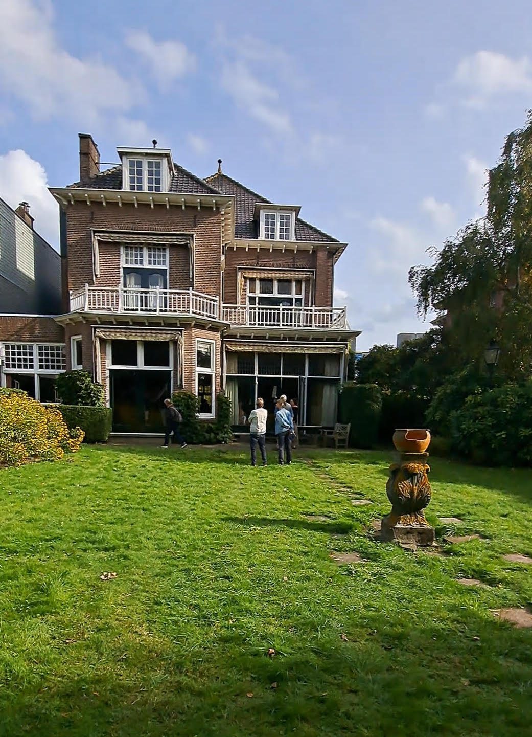 The new TRC home, view from the garden.