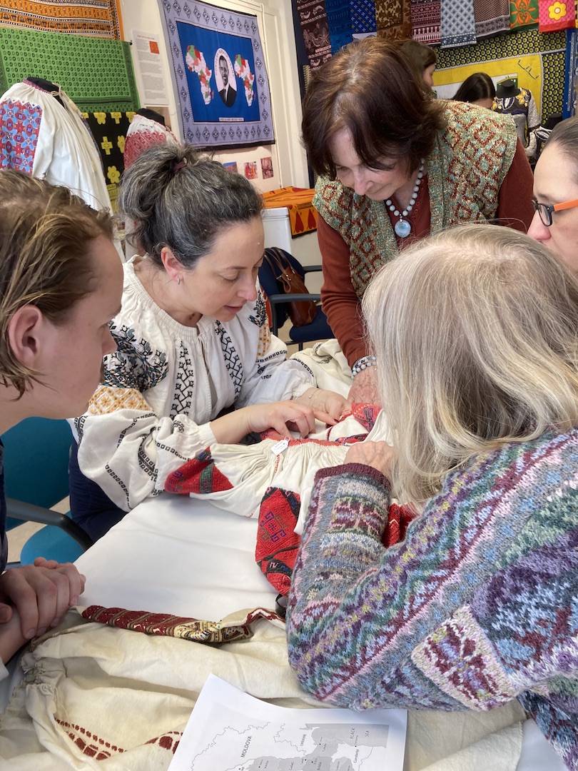 Romanian Blouse Day, 8 April 2023. Photograph Maria Linkogle.