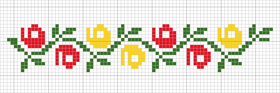 The ‘airy fairy’ (iruq al-nafnuf), ‘rose bud’ or ‘orange blossom’ motif from the Beit Dajan region of southern Palestine.