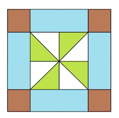Block of an Indonesian batik cloth (TRC 2022.2020). Drawing by Martin Hense.