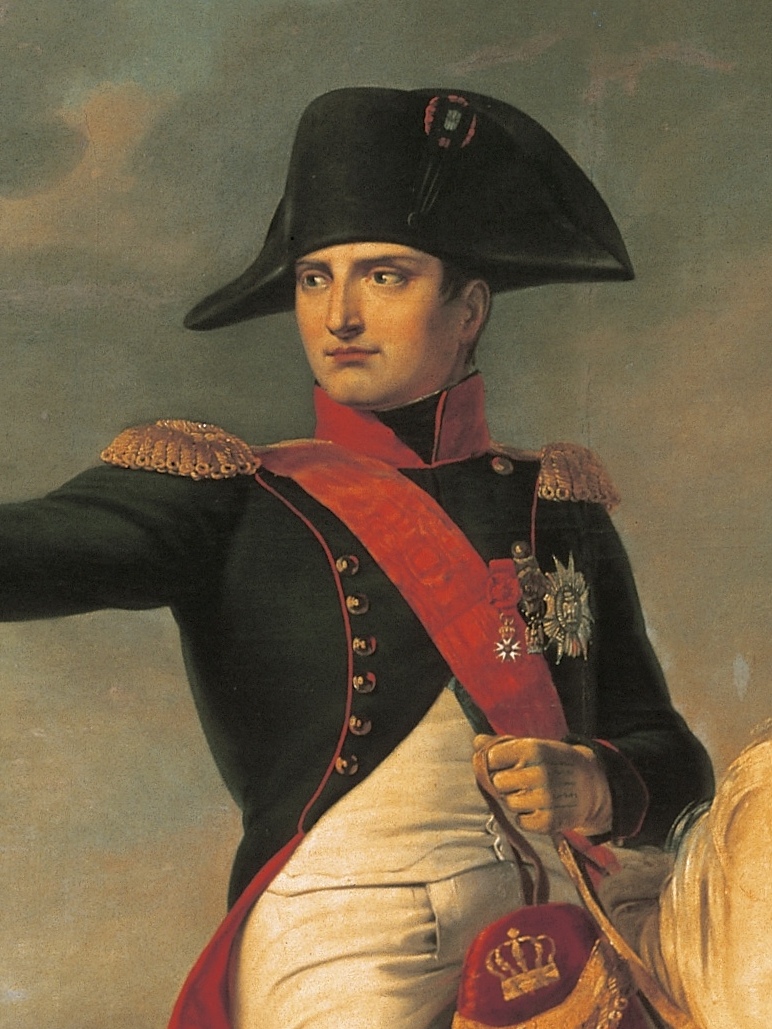 Fig. 3. Napoleon wearing his bicorne hat in his characteristic side-to-side style. Wagram Chabord 1810.