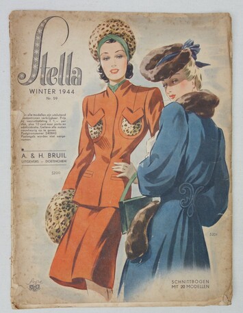Fashion magazine, published in Dutch and German, The Netherlands 1944 (TRC 2020.5174).