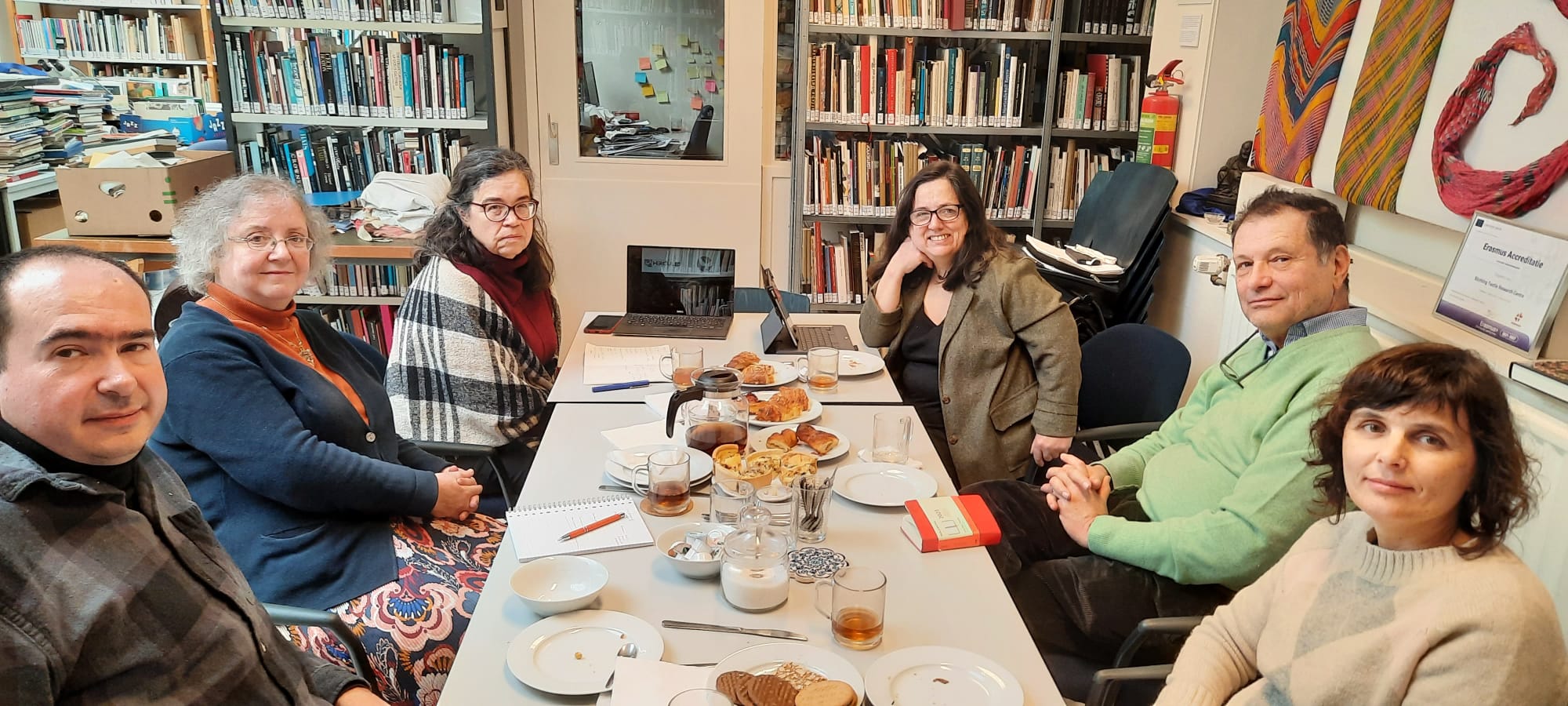 Impression of the talks between TRC staff and the delegation from Arraiolos, 31January 2023.