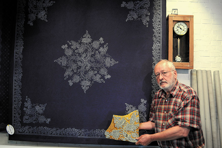 Georg Stark is a German, UNESCO-recognised block printer and indigo dyer who promoted the historic craft of textile indigo dyeing in Germany and beyond. 