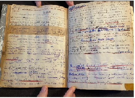 Pages from the notebook of Johanna van Nierop (TRC 2022.3156).