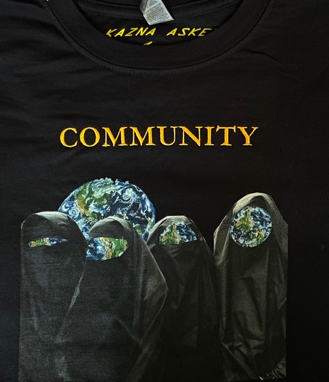 T-shirt designed by Kazna Asker.