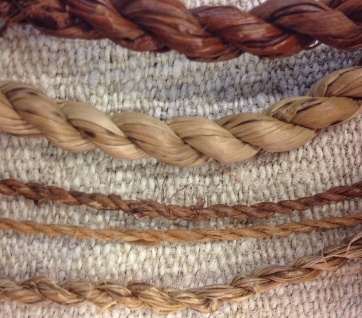 Modern examples of Stone Age plaiting techniques. Photo: Dorothee Olthof.