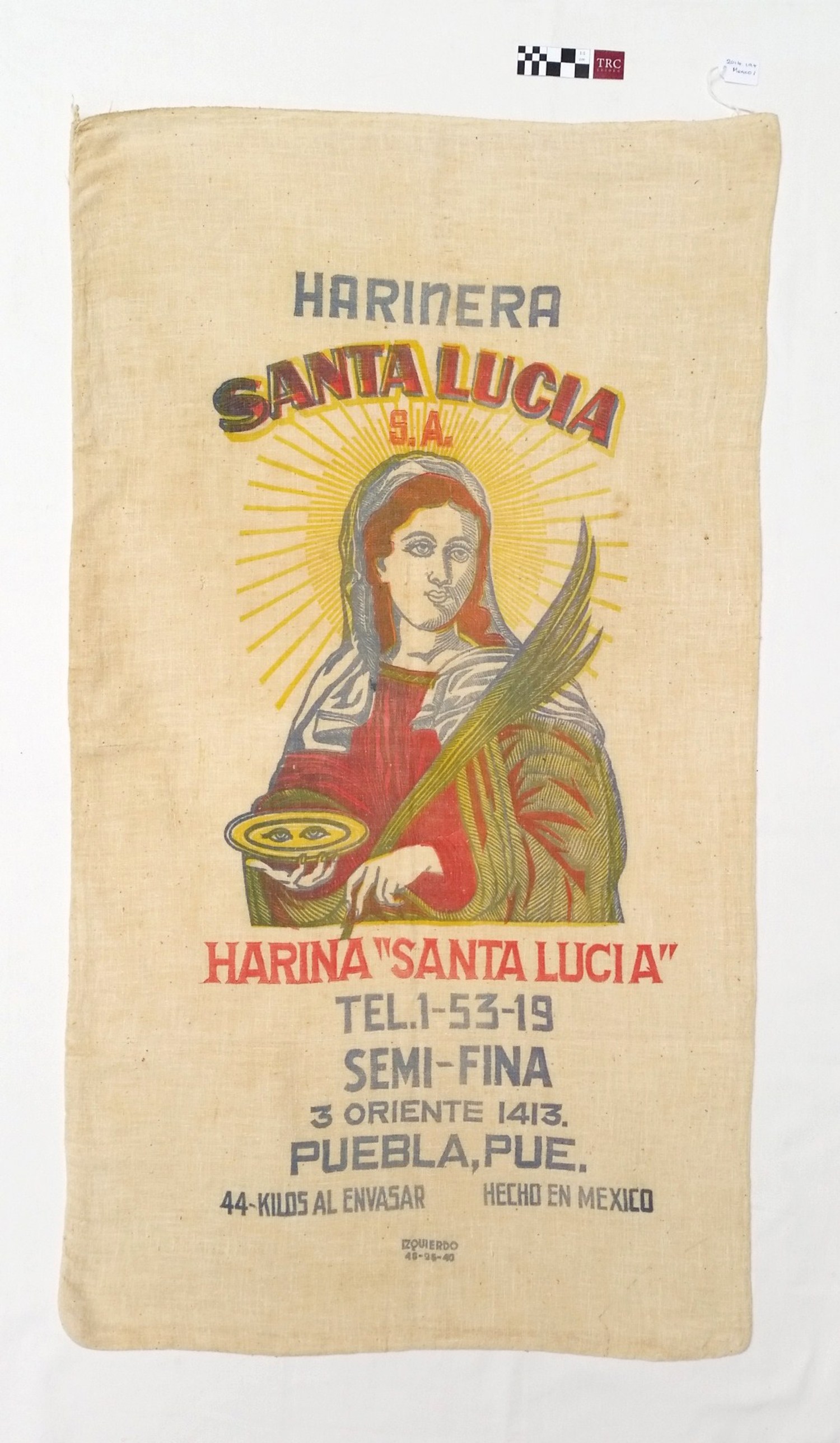Mexican flour sack, TRC 2014.0194