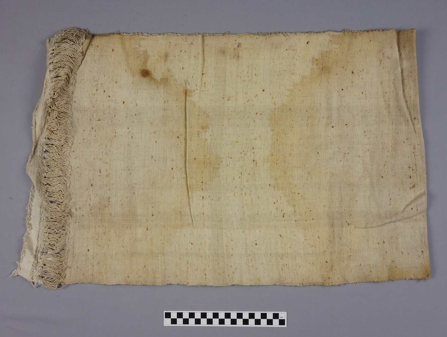 Piece of Dammur cloth from Sudan, 1920s, collected by Grace Crowfoot (TRC 2016.0034).
