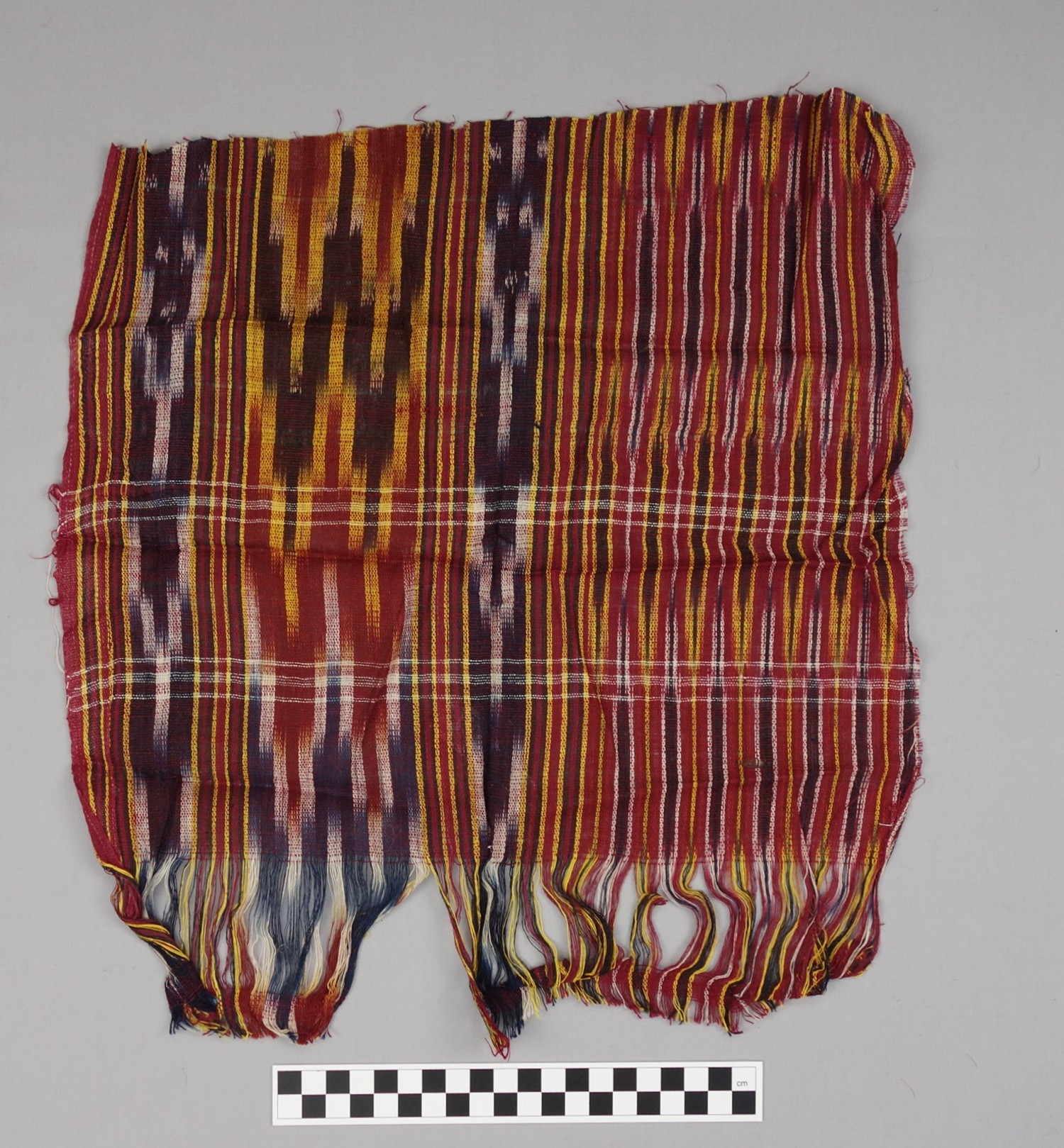 Ikat sample from Aleppo, Syria, 1920s (TRC 2016.0177).