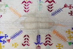 Detail of face veil.