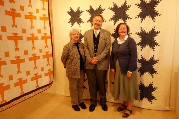 Sherry Cook and Adrian Pratt, with Gillian Vogelsang, at the TRC, 12th October 2018